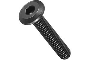 METALLIXITY Flat Head Hex Socket Cap Screws Bolts(1/4"-20x1-1/2) 25Pcs, 304 Stainless Steel Hex Socket Furniture Bolts Screws