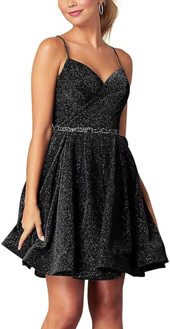 short black sparkly homecoming dresses