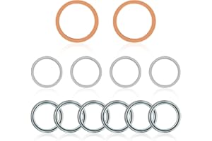 SamWinGear Rear Differential Gasket 12157-10010 90430-24003 90430-18008 Differential & Transfer Case Drain Plug Crush Washer 