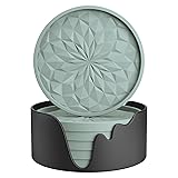 ME.FAN Silicone Coasters with Holder,[6