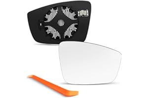 SNEMEEY Passenger Side Mirror Replacement for Volkswagen VW Passat Jetta Beetle 2011 2012 2013 2014 2015 2016 2017 2018, Right Side Exterior Mirror Glass, Power Heated with Backing Plate