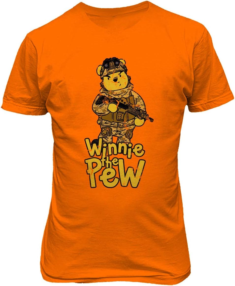 TMB Apparel New Novelty Shirt Winnie The Pew Shirt Winnie Funny Disney Men's T-Shirt