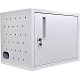 Luxor Office Classroom Libraries 12 Outlet Wall/Desk Tablet Charging Box