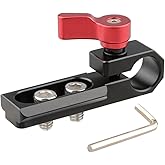 CAMVATE 15mm Single Rod Clamp with NATO Rail(Red) - 1633