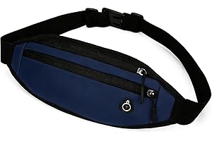 Elastic Waist Pack for Outdoor Sports Running Cycling Fitness with Phone Pocket and Coin Compartment Durable Lightweight Fann