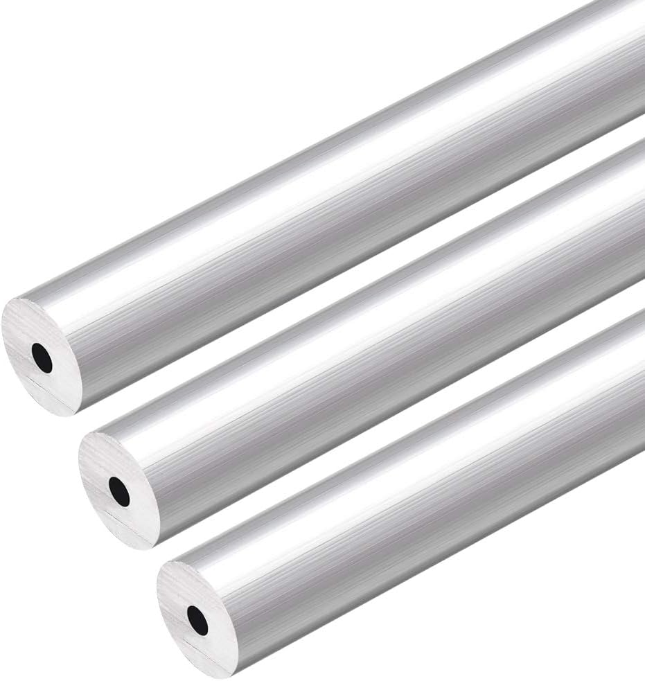 Lot De 2 Tubes En Aluminium 6 Mm X 3 Mm X 300 Mm - 6063 - Neuf Pour Tuyauterie Ou Bricolage