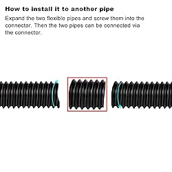 Prestantious Extra Extension Flexible Pipe for
