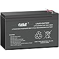 Casil 12v 10ah LiFePO4 Battery, Premium 12v 10ah Lithium Battery, for eZip 400/450/500, 12 Volt Lithium Ion Deep Cycle Battery, Suitable for Solar/Wind Power, ITO, Lighting, Power Wheels, Fish Finder