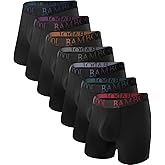 BAMBOO COOL Men's Ultra ComfortSoft Underwear, Moisture Wicking & Breathable No Ride Up Boxer Briefs with Fly, Multipack