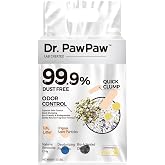 Tofu Cat Litter, Dr. PawPaw Clumping Cat Litter, Natural Tofu Scent 4.5 lb, Dust-Free Keep Kitty Tidy, Superior Odor Control Keep Step Fresh