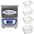 SRA TruPower UC-20D-PRO Professional Ultrasonic Cleaner, 2 Liter Capacity with LCD Display, Sweep/Degas, Adjustable Power, Sl