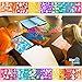 Stencil Drawing Kit w/ Carry Case - Over 300 Shapes - LARGE Drawing Stencils for Kids Art Include Plastic Alphabet Stencils, Geometric Shapes, Animals, and More!