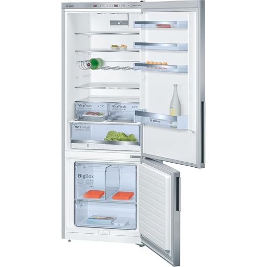 Bosch Serie 6 KGE58DI40 Independiente 495L A+++ Acero inoxidable ...