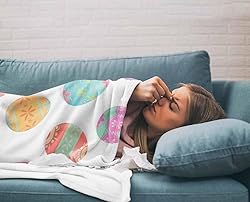 Luck Sky Lightweight Fleece Blanket Colorful