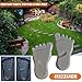 sweetyhomes 2 Pack Walk Maker Reusable Rock Stone Molds Concrete Path DIY Maker Footprint Shape ABS Plastic Yard Patio Lawn Garden DIY Walkway Pavement Paving Moulds