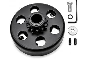Centrifugal Clutch 3/4" Bore 12 Tooth for #35 Chain, Fit for 3/4" Bore Pedator 212cc, Honda GC GX and Most 2-6.5HP Small Engines performance Parts, MiniBike, Go Kart, Included Bolt and Washer Kit.