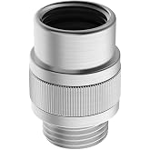 ChuangTim Shower Head Shut Off Valve G1/2'' Shower Flow Control Valve Brass Shut Off Valve for Handheld, Shower Arm or Bidet Sprayer, Brushed Nickel