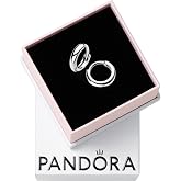 PANDORA Essence Round Huggie Hoop Earrings | Sterling Silver, Jewelry for Women with Gift Box
