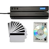 Deftun MSR605X USB Magnetic Stripe Swipe Credit Card Reader Writer Encoder MSR206