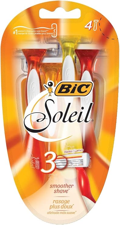 Bic soleil citron pivot shavers (070330716407)