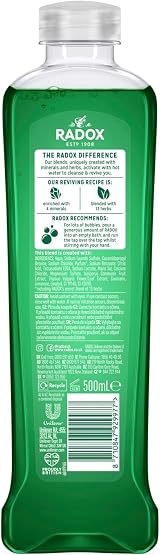 Radox Mineral Therapy Bath Soak Original 500ml 3 Pack Juniper Thyme All Skin view 3