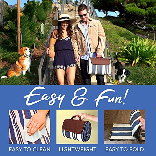 Extra Large Picnic Blankets Dual Layers Beach Blanket WaterResistant