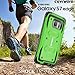 COVRWARE® Galaxy S7 Edge - [Aegis Series] Heavy Duty Dual Layer Hybrid Full-Body Armor Holster Belt-Clip Case [Kickstand] for Samsung Galaxy S7 Edge - Green