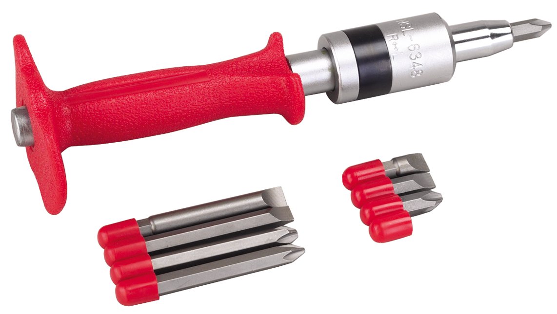 Photo 1 of OTC 4608 3/8 Inch Drive Impact Driver with 8 Piece Screwdriver Bit Set