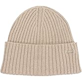 Armani Exchange Womens Ribbed Beanie Hat
