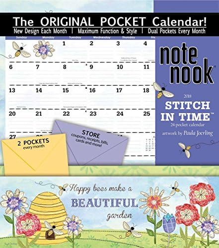 Stitch in Time Note Nook 2018 Calendar: With 24 Pockets