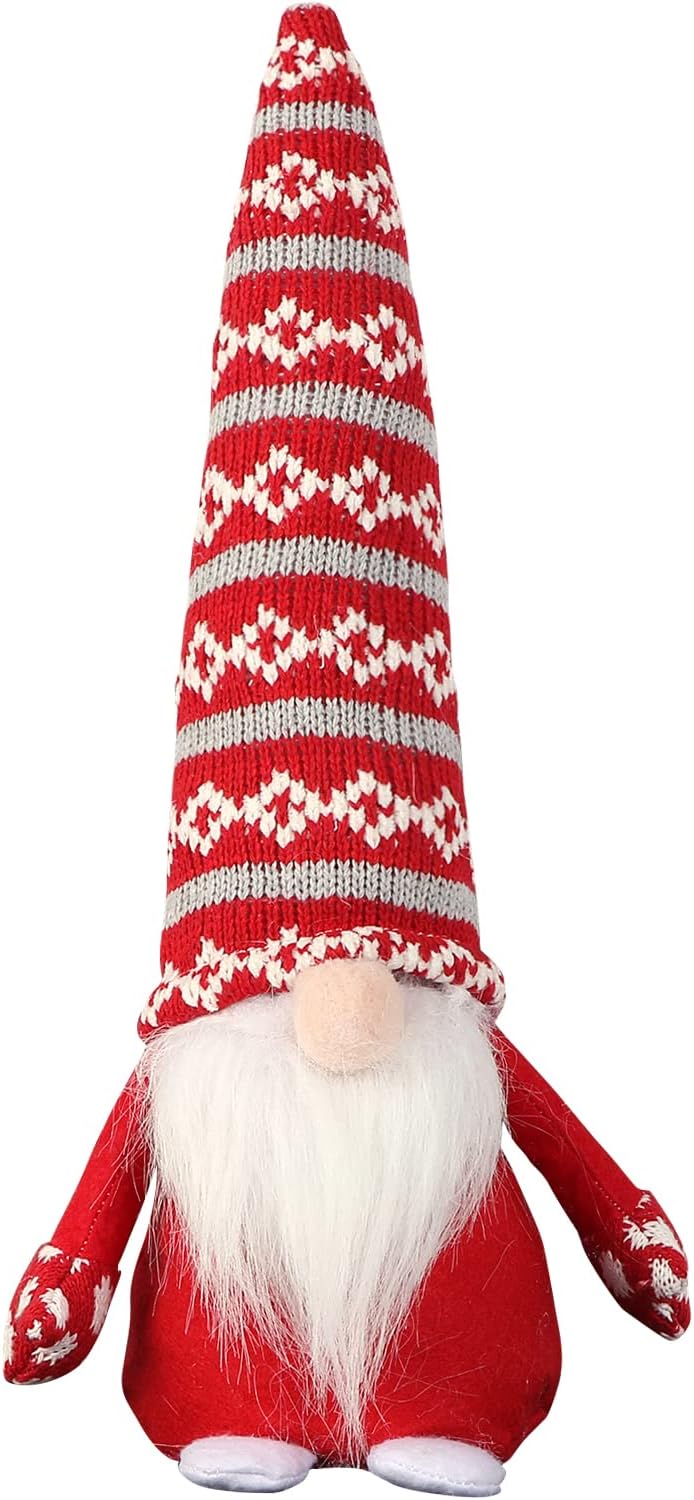 Draft Stoppers - SANFERGE Christmas Door Stoppers for Bottom of Door, Santa Claus Fabric Decorative Interior Floor Door Stops, Weighted Heavy Wall Protectors, Cute Christmas Gnomes Ornaments for Home Decoration