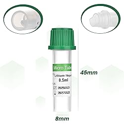 Meterbox Micro Blood Collection Tubes 0.5ml Lithium