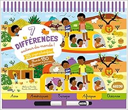 Amazon Fr 7 Differences Autour Du Monde Coll Bloc Notes Ahrweiller Lucile Combes Melanie Livres