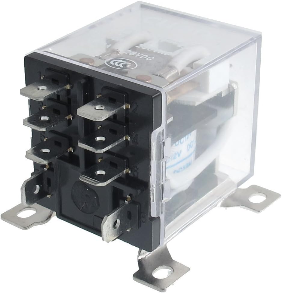 Relé de Potencia de Propósito General de 8 Clavijas JQX-12F 2Z DC 12V 30A DPDT