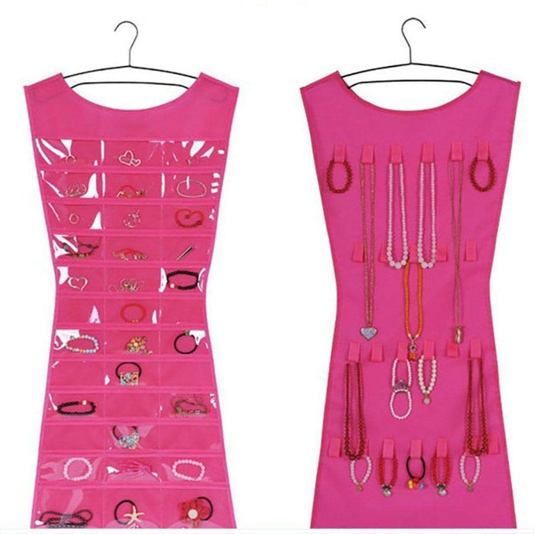 bommon Creative Jewelry Hanging Bag Socks Bra Underwear Storage Rack Hanger Space Saver Bags