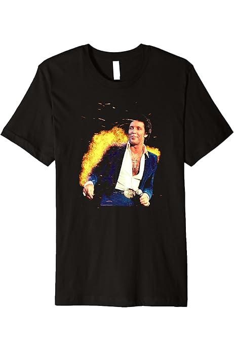 Amazon.com: Womens TV Times Tom Jones Live With Cross Chain 1984 V-Neck T- Shirt : Clothing, Shoes \u0026 Jewelry