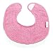 Bumkins Absorbent Cotton Chin Bib, Pink, 2-Count