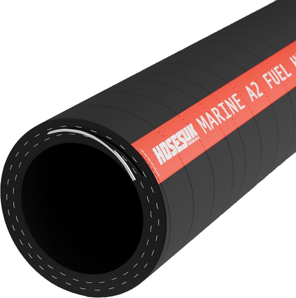 AP Automotive 25mm Marine Fuel & Oil Diesel Exhaust Hose ISO7840 20m