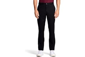 IZOD Men's American Chino Flat Front Straight Fit Pant