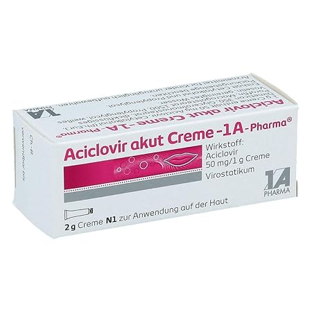 Aciclovir akut Creme-1A Pharma 2 g