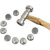 Texturing Hammer with 9 Interchangeable Faces