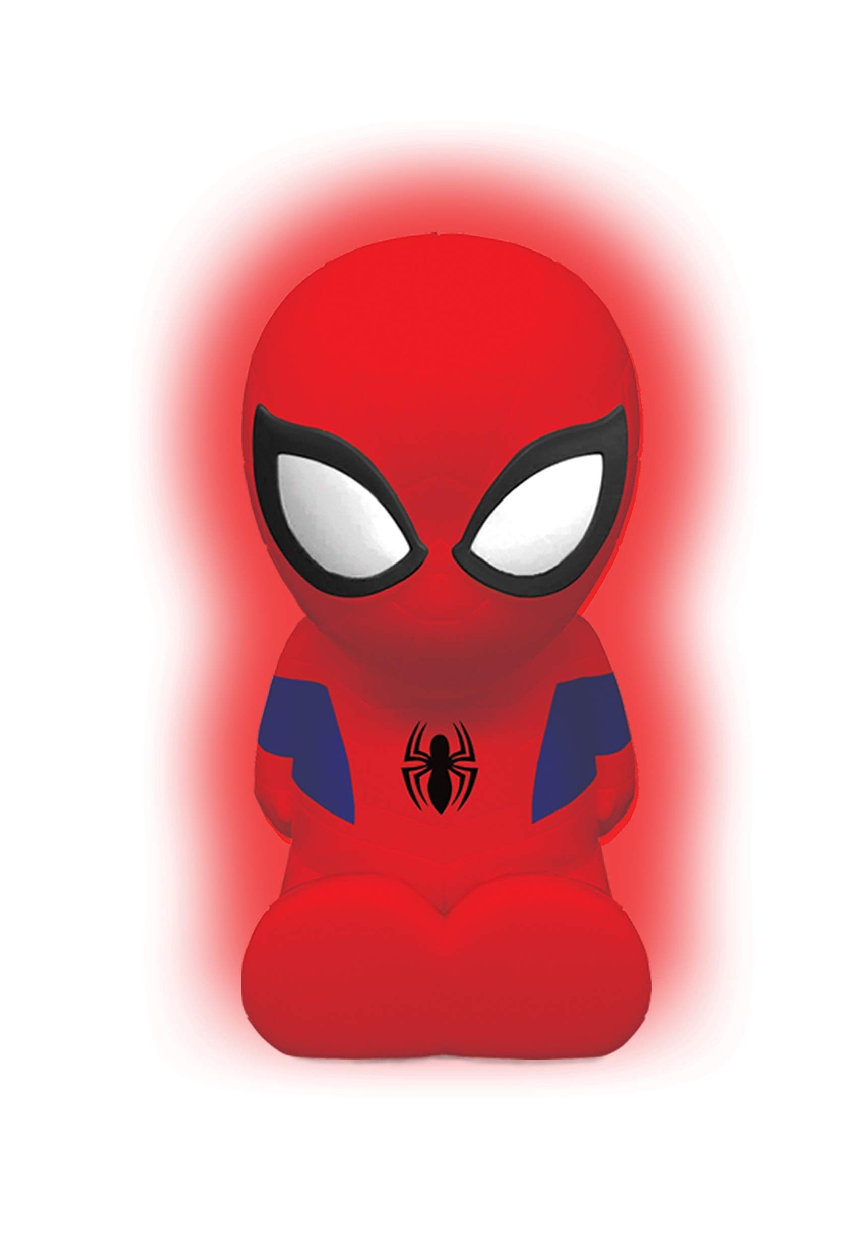 LEXIBOOK Spider-Man Color NightLight for children's room, color change, smooth light, Battery, Blue/Red, NLJ01SP