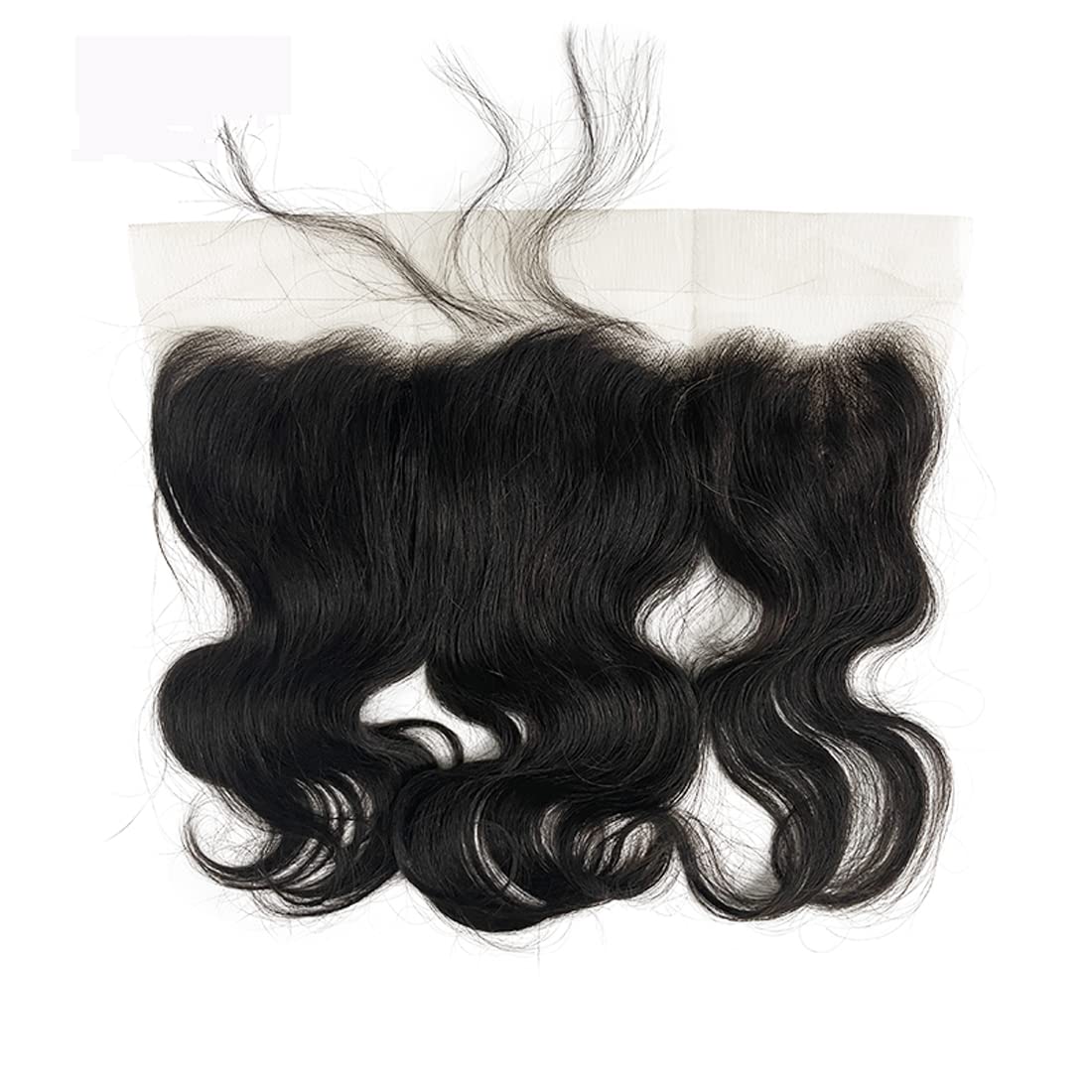 13x4 Lace Frontal Transparent Lace Closures Human Hair Frontal Closure Pre Plucked with Natural Hairline Body Wave Free Part Ear to Ear Brazilian Hair for Women 18 Inch โ image 1