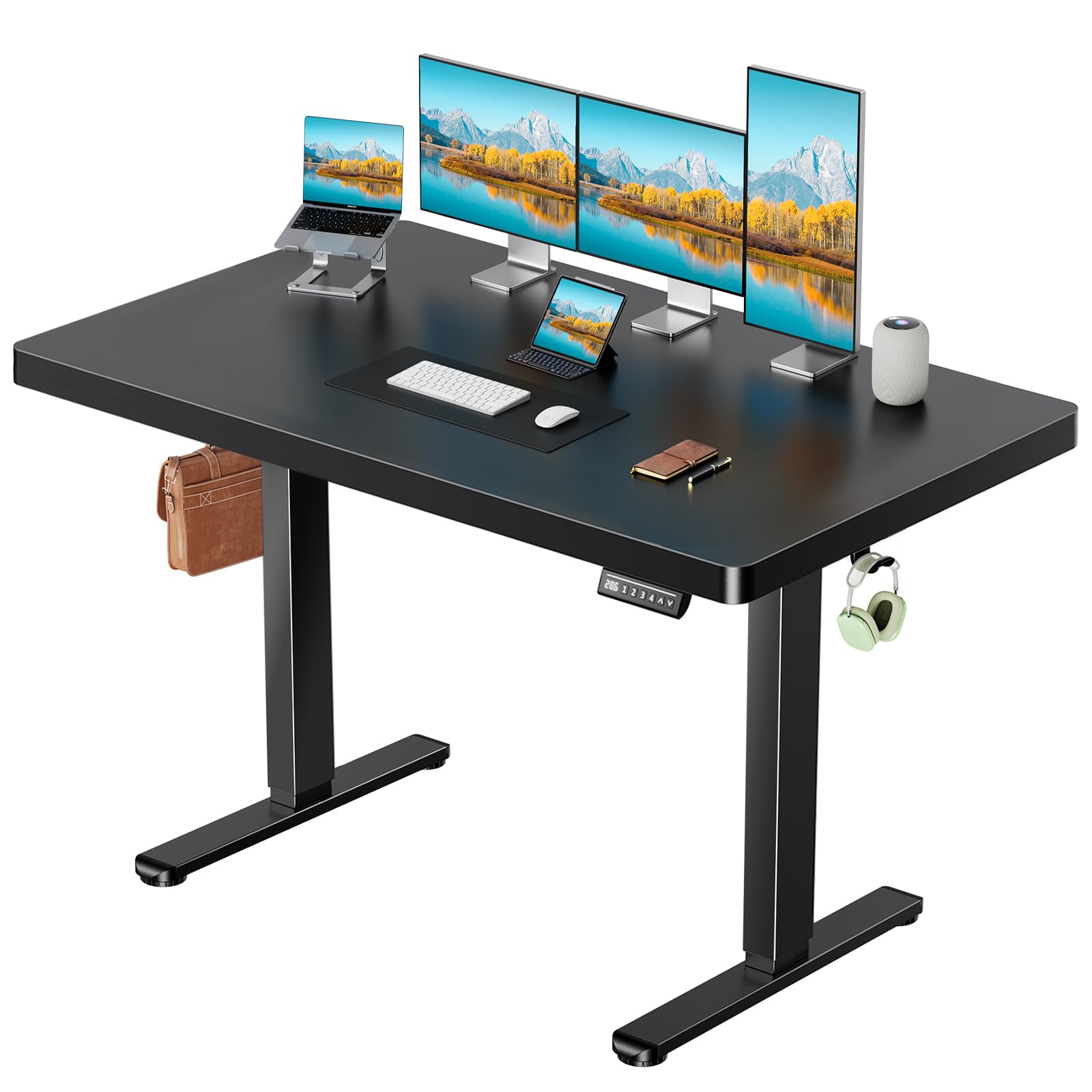 Photo 1 of ***********THIS DOES NOT INCLUDE THE DESK LEGS, THE TOP IS ALSO CRACKED*************
Marsail 55 x 30 Electric Standing Desk with One-Piece Desktop, Sit Stand Desk with Thickened Tabletop, Height Adjustable Stand Up Desk with Cable Management for Home Offi