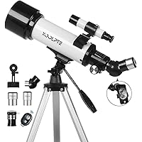 Telescope for Kids & Adults - 70mm Aperture 500mm AZ Mount Fully Multi-Coated Optics Astronomical refracting Portable Telesco