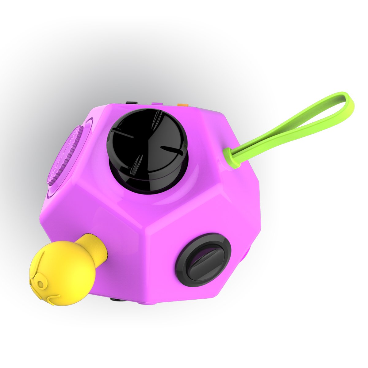 Blue Sky 12 Side Fidget Cube Relieves Stress And Anxiety Anti Depression Cube For Children And Adults With Adhd Add Ocd Autism Minilopa Fidget Dodecagon Novelty Gag Toys Kolenik Fidget Toys