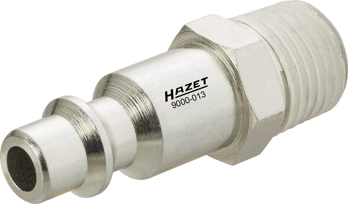 HAZET 9000-013/3 Air Inlet Nipple Set - Nickel-Plated