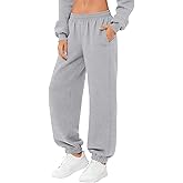 LOMON Sweatpants Women Fleece Joggers Wide Leg Sweat Pants Baggy Gym Sweatpant Winter Spring Drawstring Clothes with Pockets