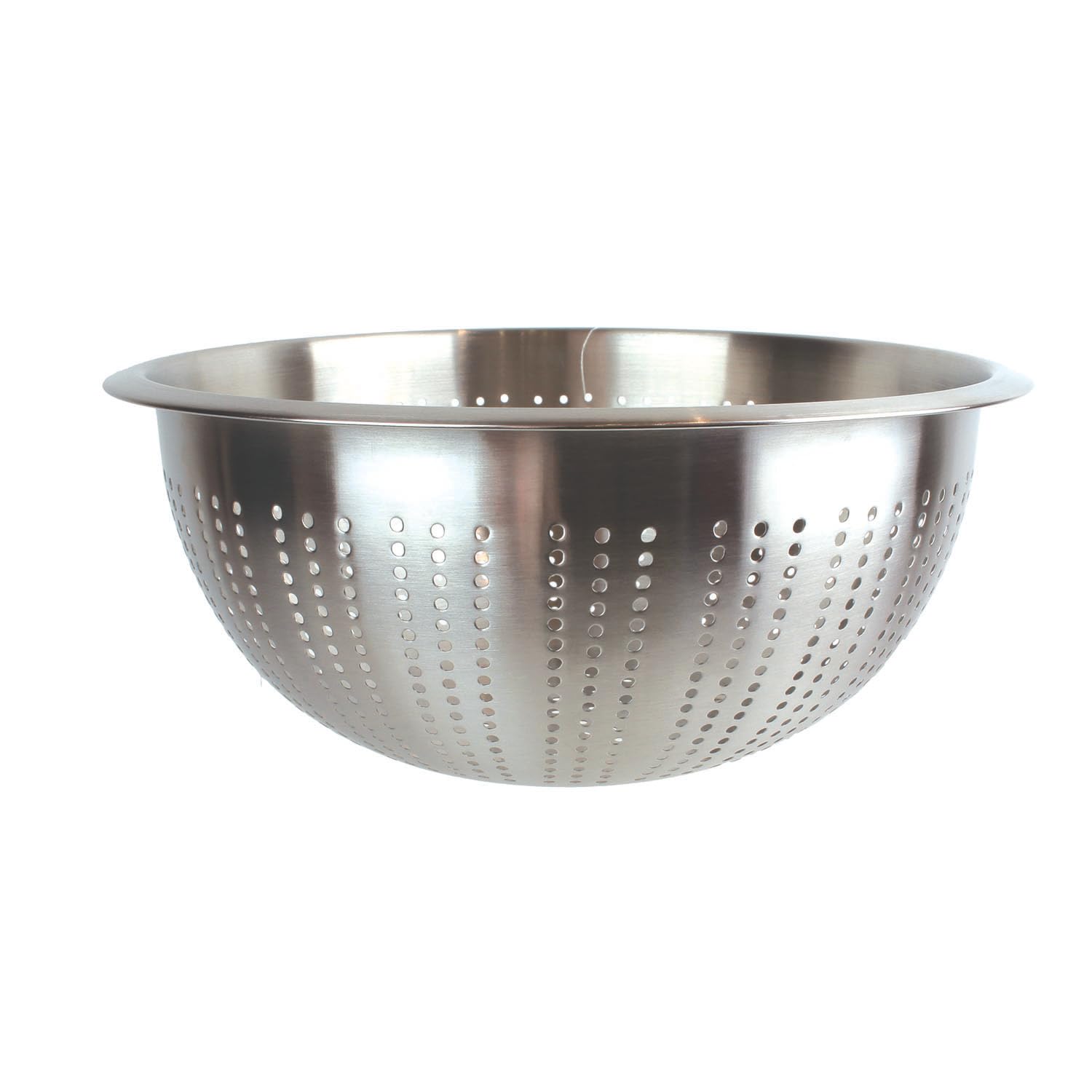 Saveur et Degustation kb5785 Stainless Steel Colander, Brushed Stainless Steel 27 x 11, 50 cm,