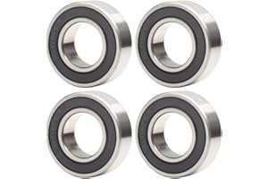 163110-2RS Ball Bearing, 16x31x10mm Chrome Steel Double Sealed, 163110RS Bicycle Bearings for IRD Bottom Brackets, (Pick of 4